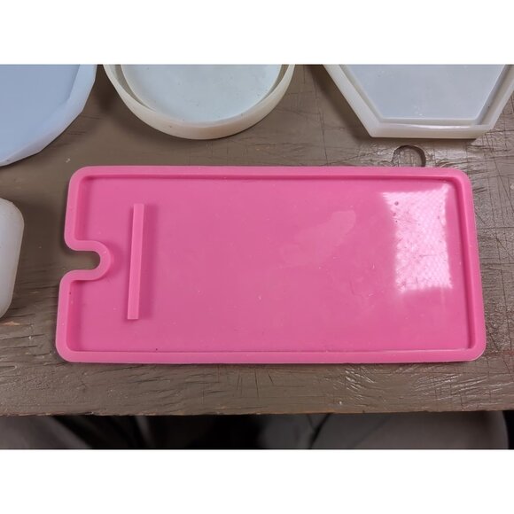 Lot of 8 Silicone Shape Molds/Moulds for Resin or Craft - Picture 2 of 9